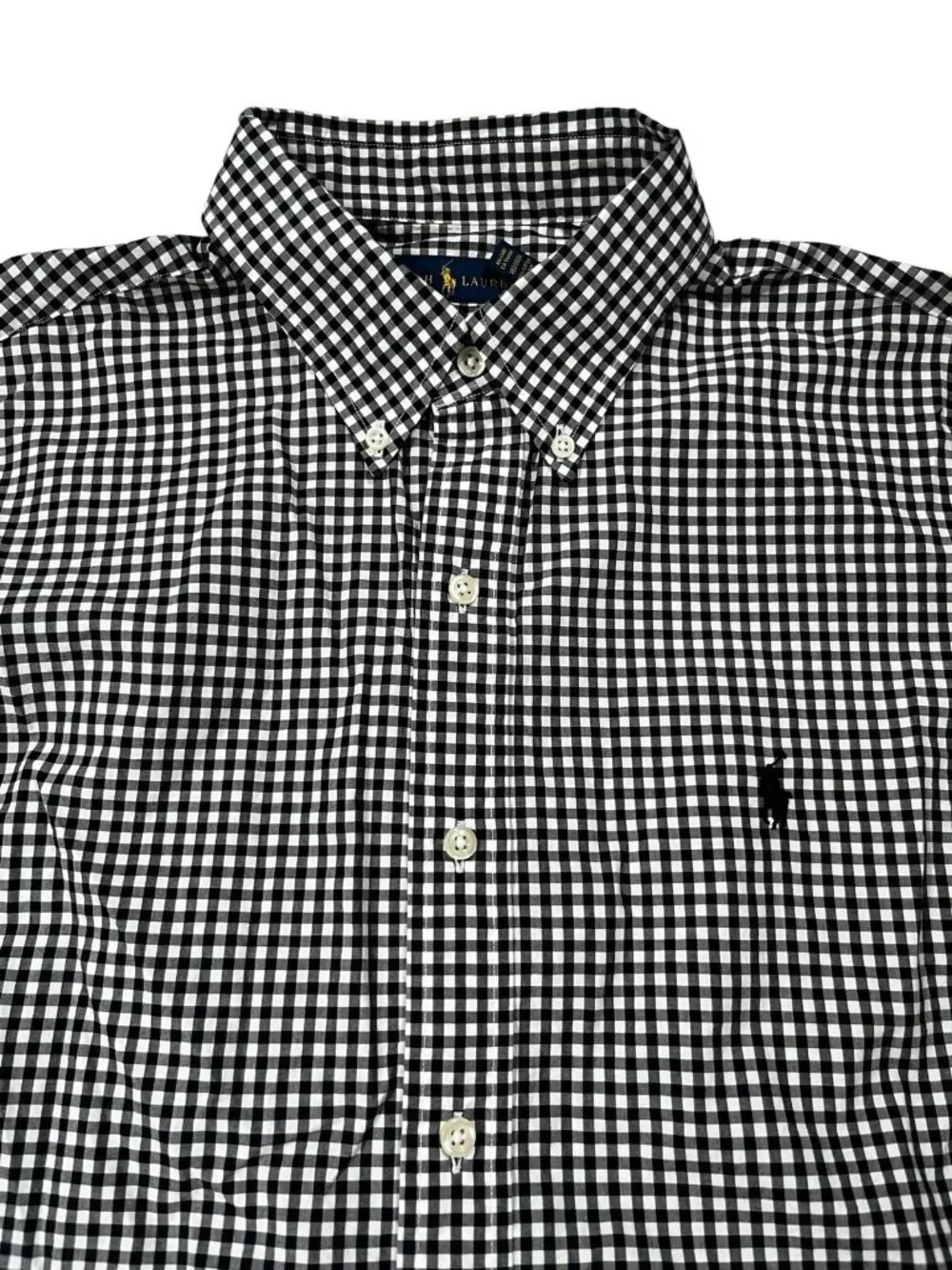 Ralph Lauren polo pony logo check shirt Men's size L